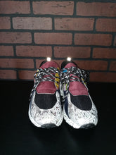 Load image into Gallery viewer, Clint Snake Print Colorblock Platform Sneaker