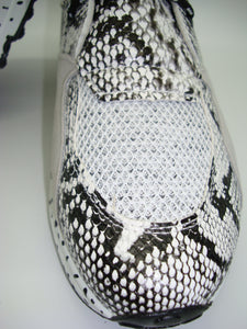 White Snake Platform Sneaker