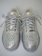 Load image into Gallery viewer, Silver Bling Platform Sneaker