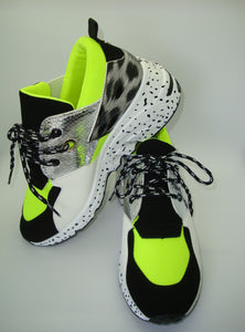 Neon Green Platform Sneaker