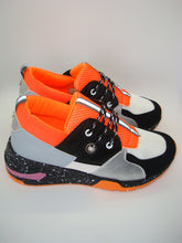 Load image into Gallery viewer, Orange Colorblock Splattered Sole Sneaker