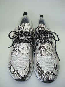 White Snake Platform Sneaker