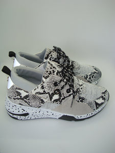 White Snake Platform Sneaker